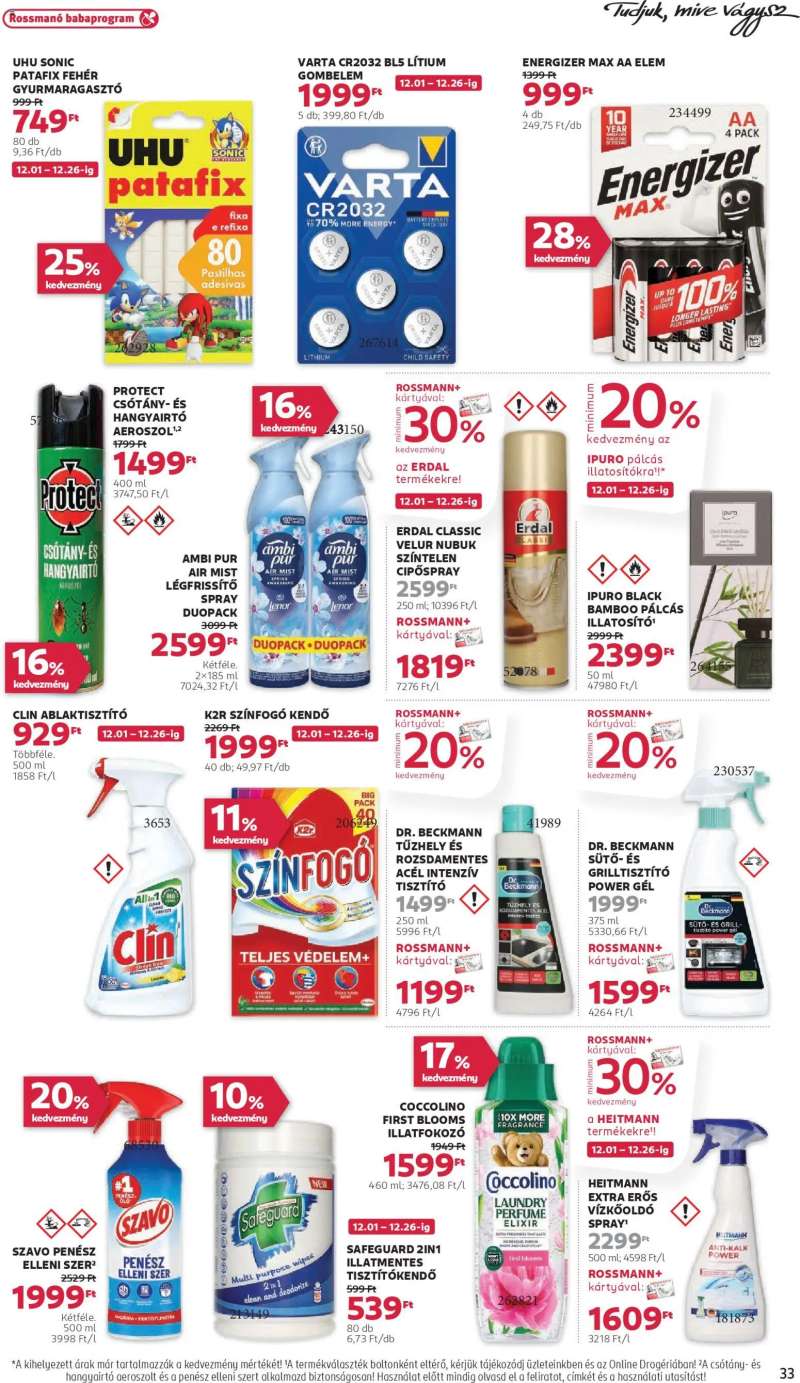 Rossmann Akciós újság Rossmann 37 oldal