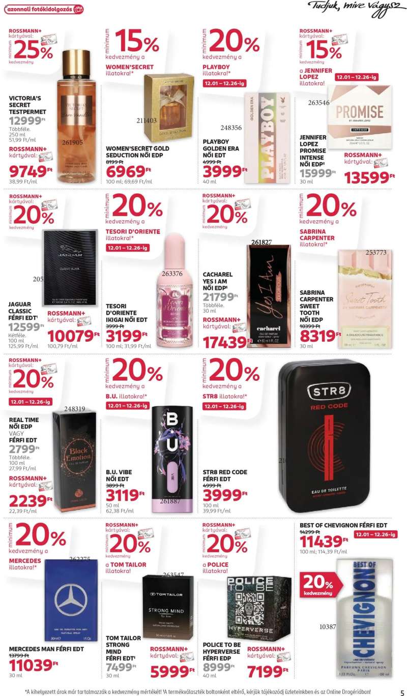 Rossmann Akciós újság Rossmann 5 oldal