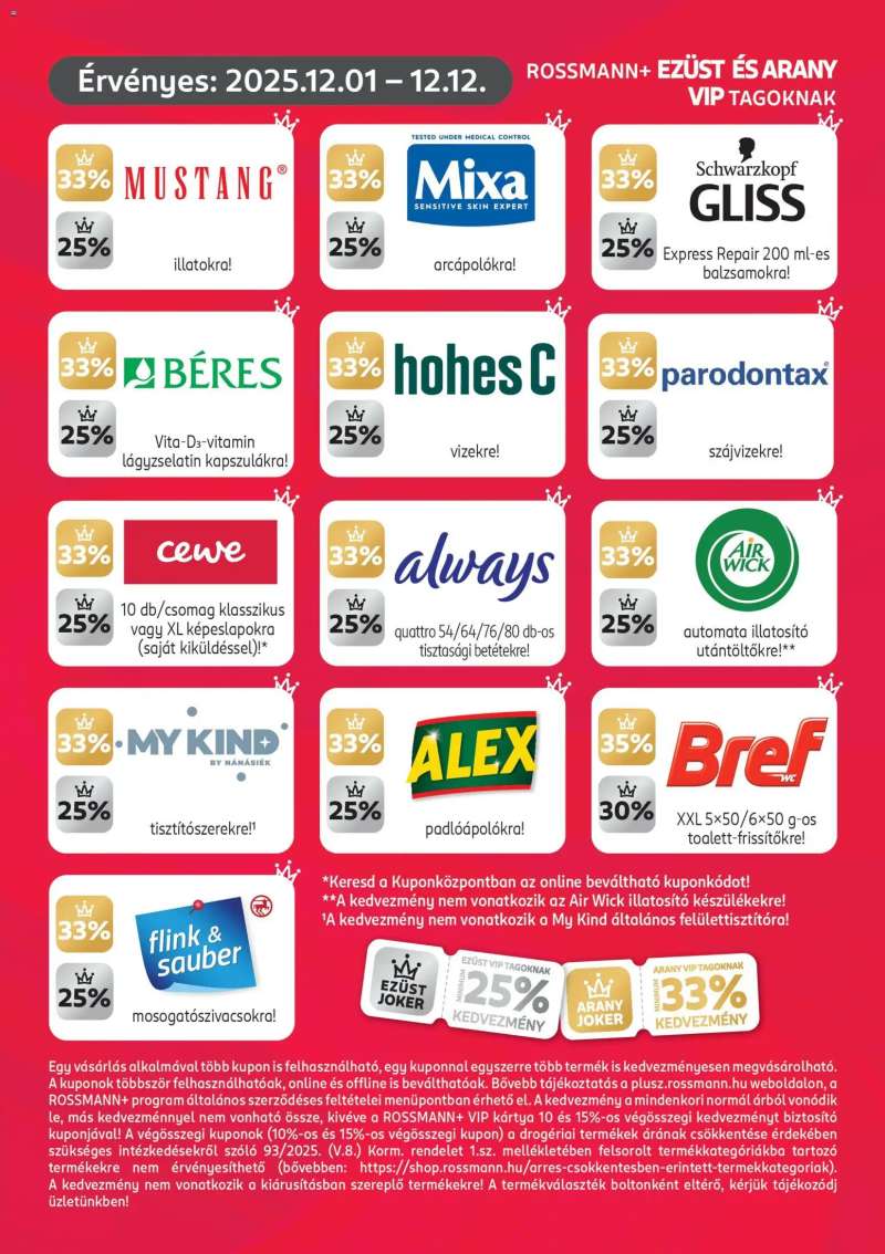 Rossmann Szórólap 3 oldal