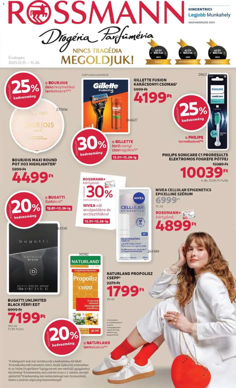 Rossmann Akciós újság Rossmann 1 oldal