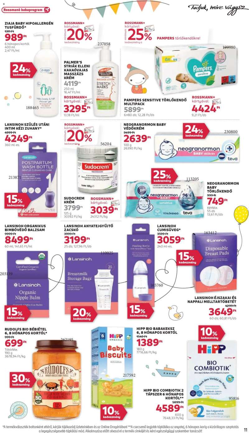 Rossmann Akciós újság Rossmann 11 oldal