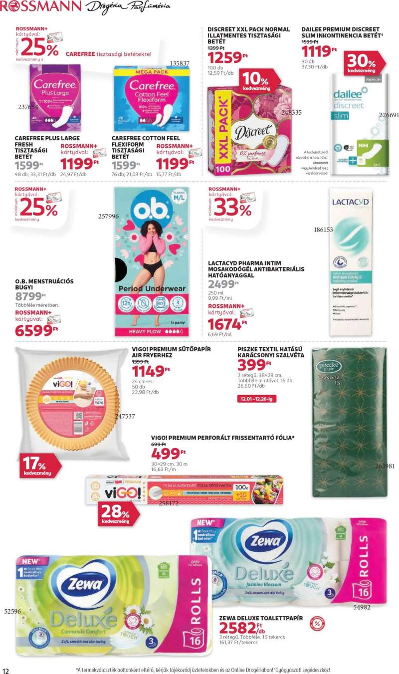 Rossmann Akciós újság Rossmann 14 oldal