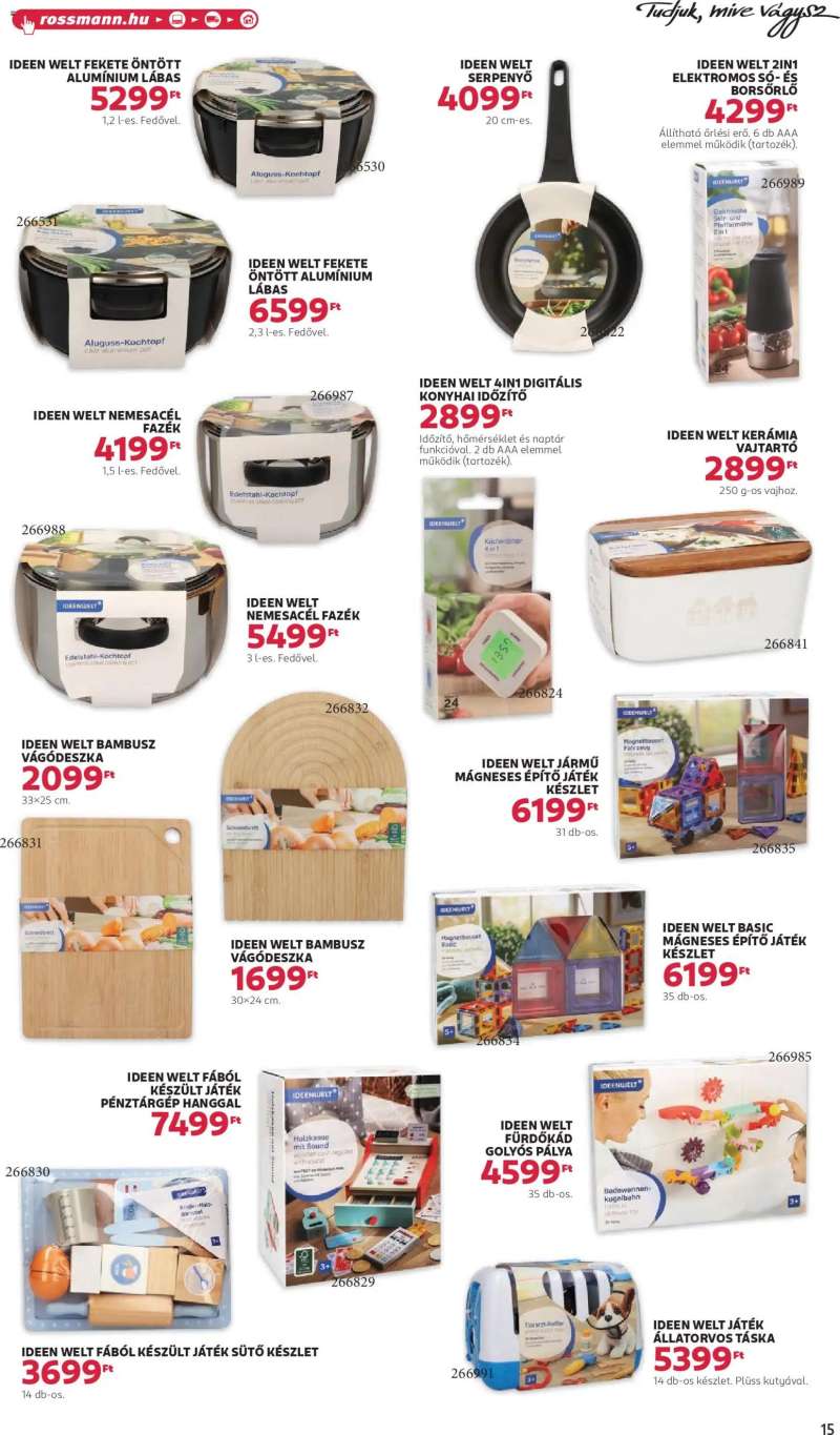 Rossmann Akciós újság Rossmann 17 oldal