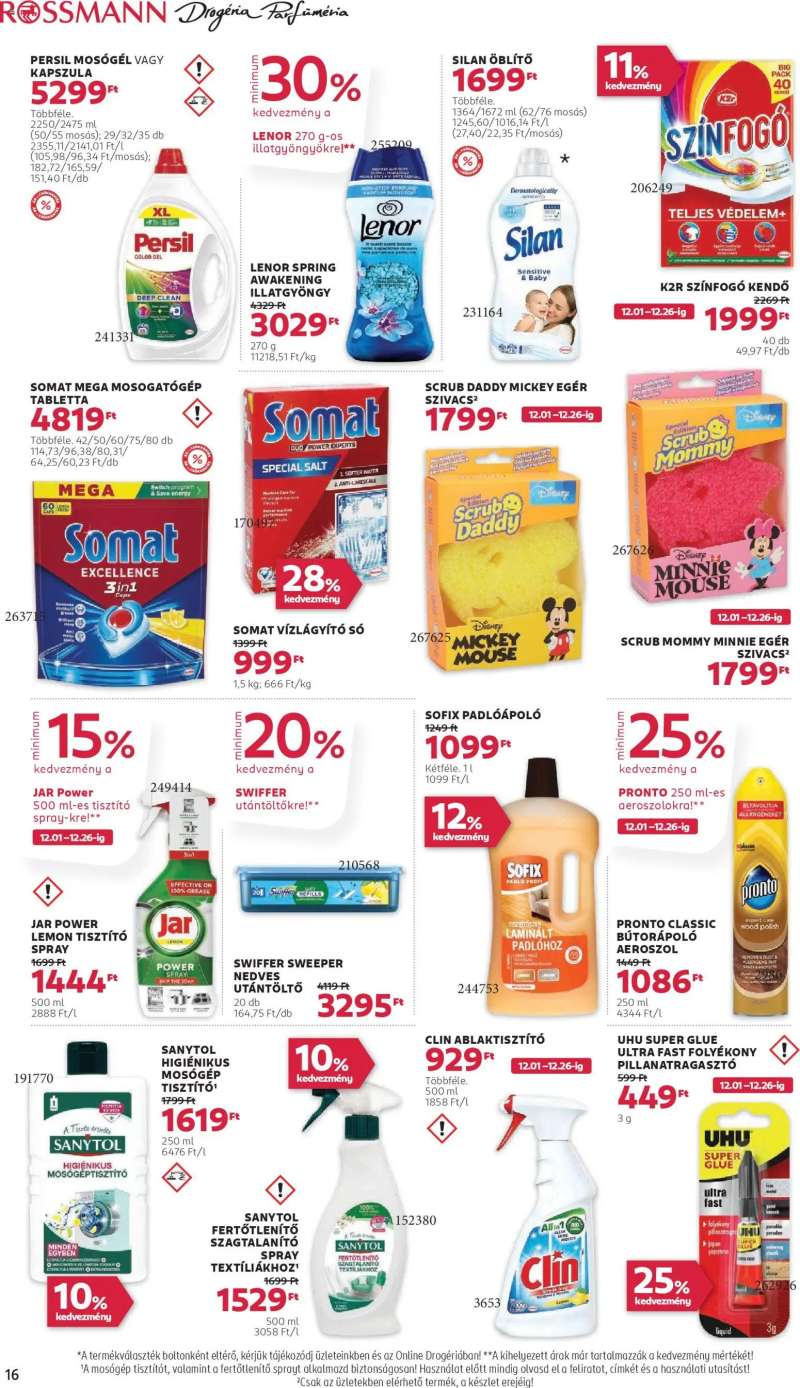 Rossmann Akciós újság Rossmann 18 oldal