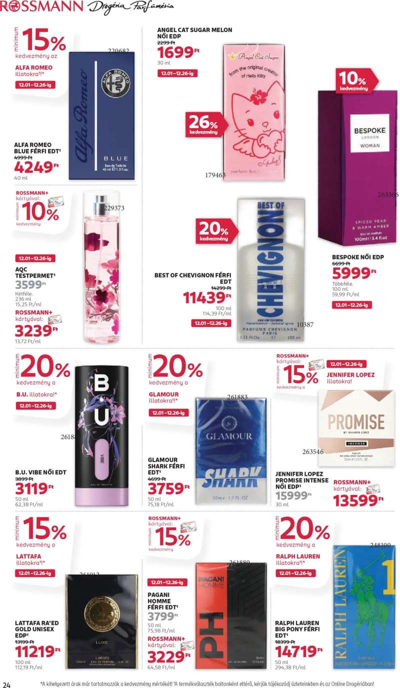 Rossmann Akciós újság Rossmann 26 oldal