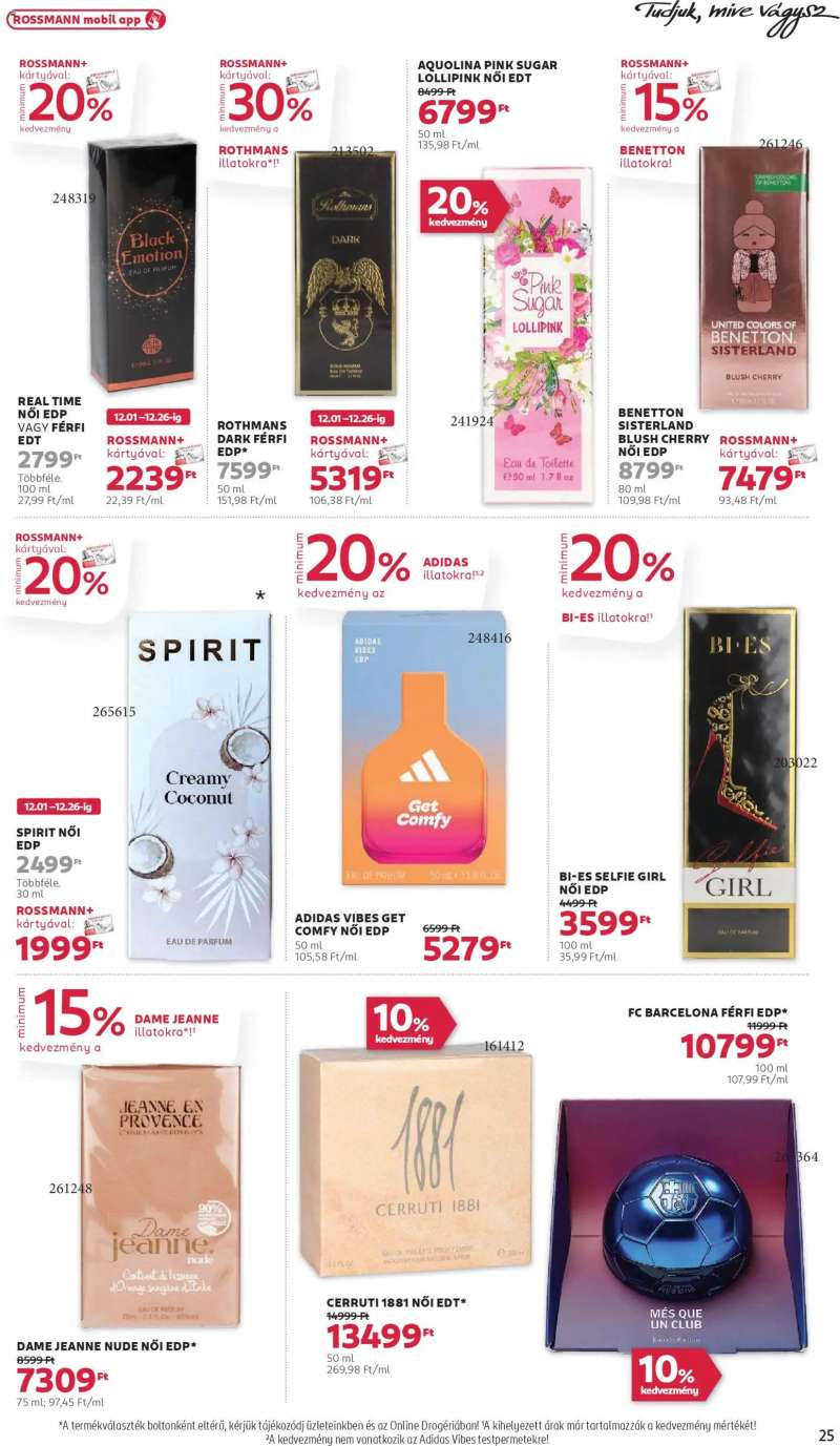 Rossmann Akciós újság Rossmann 27 oldal
