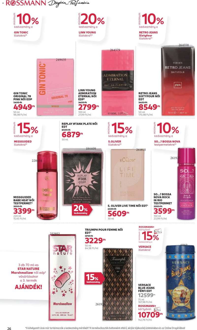 Rossmann Akciós újság Rossmann 28 oldal