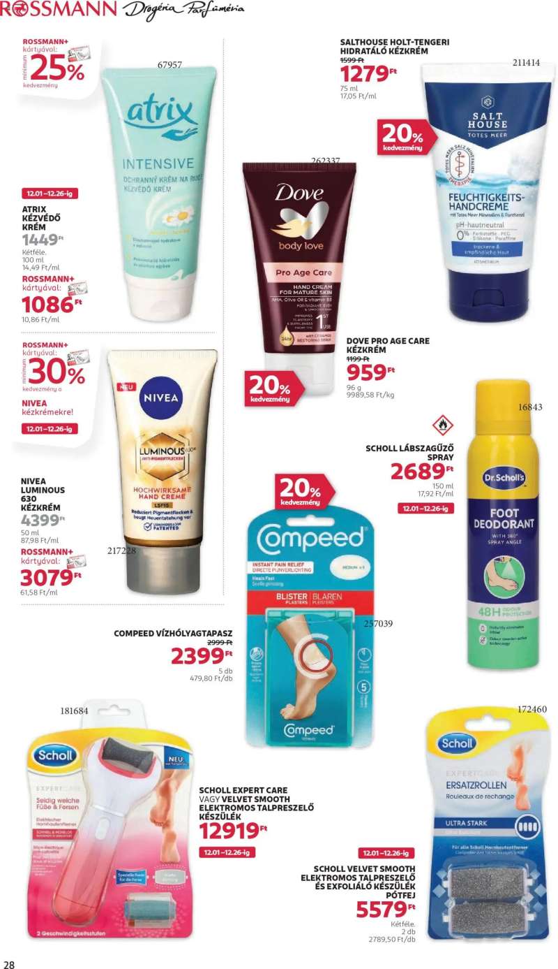 Rossmann Akciós újság Rossmann 30 oldal