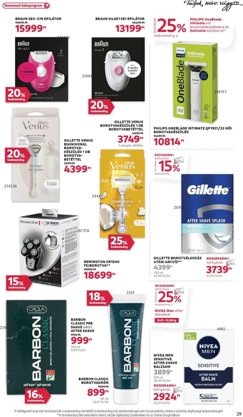Rossmann Akciós újság Rossmann 31 oldal
