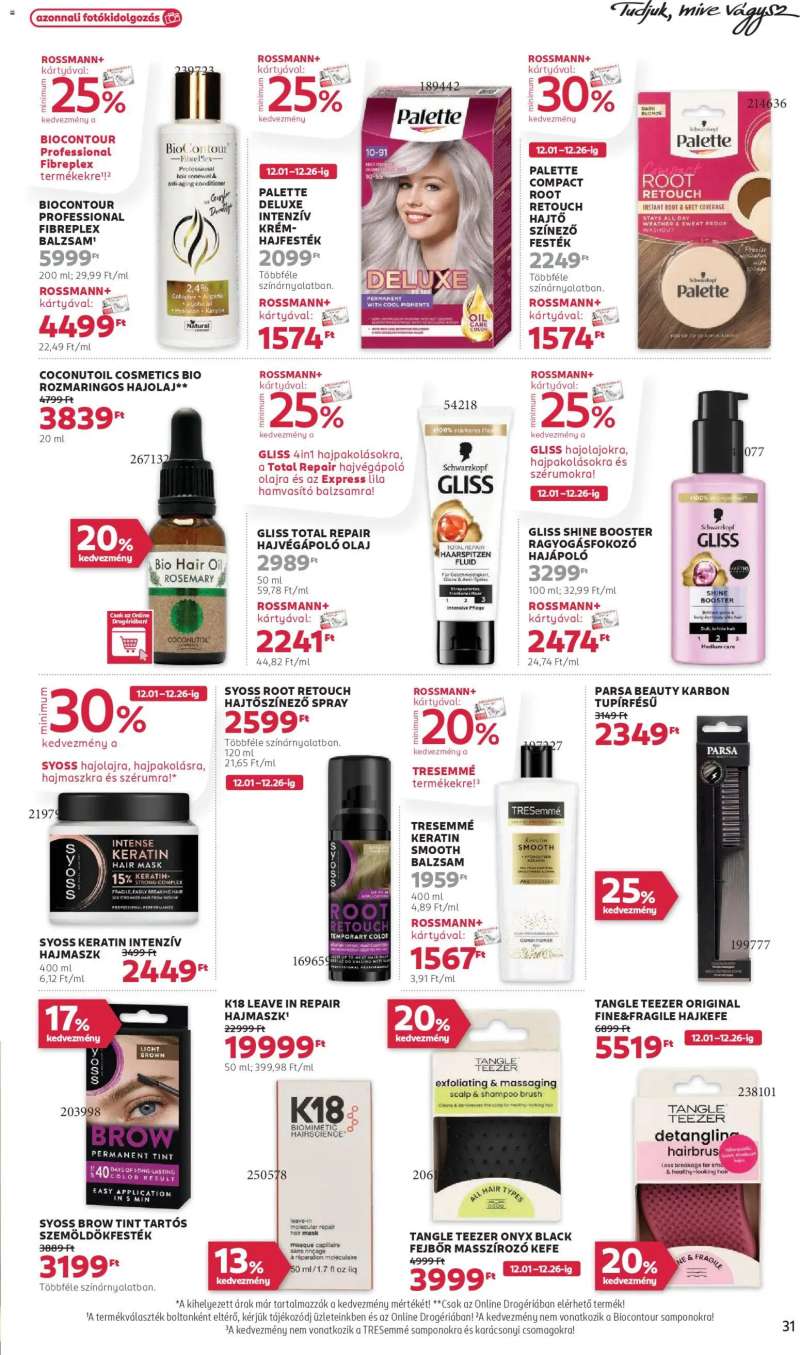 Rossmann Akciós újság Rossmann 35 oldal