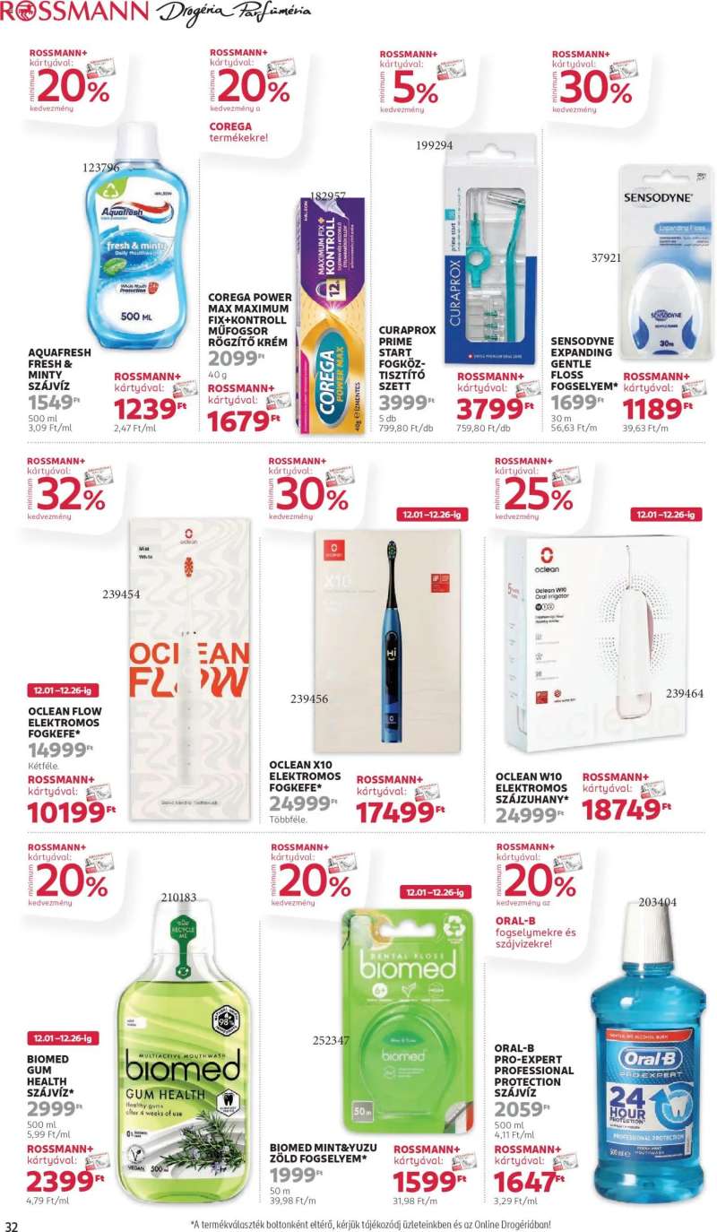 Rossmann Akciós újság Rossmann 36 oldal