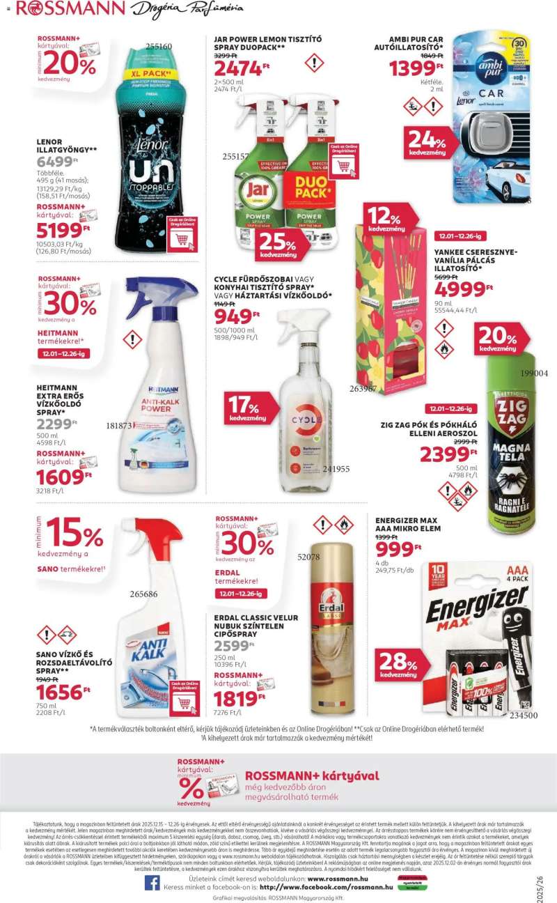 Rossmann Akciós újság Rossmann 40 oldal