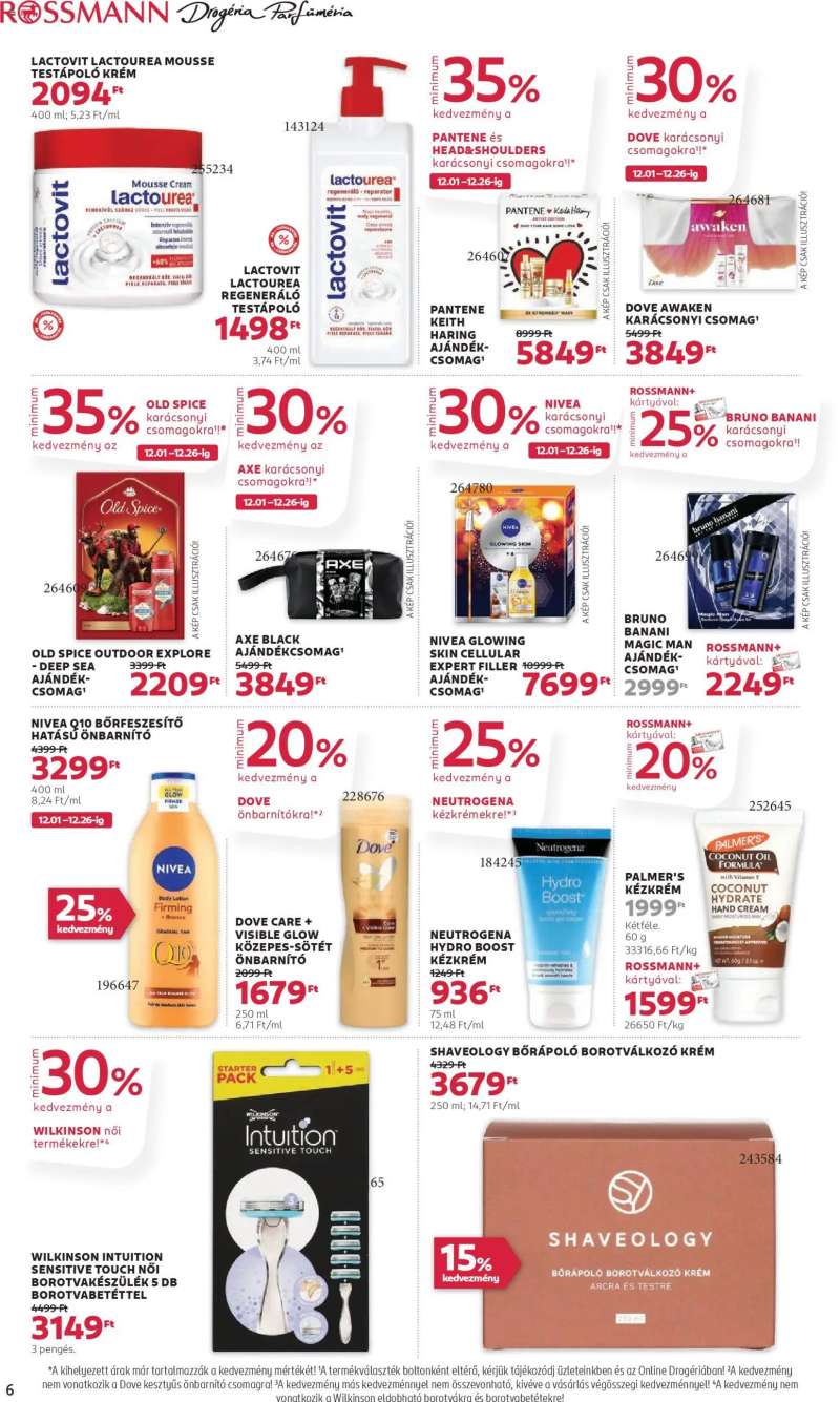 Rossmann Akciós újság Rossmann 6 oldal