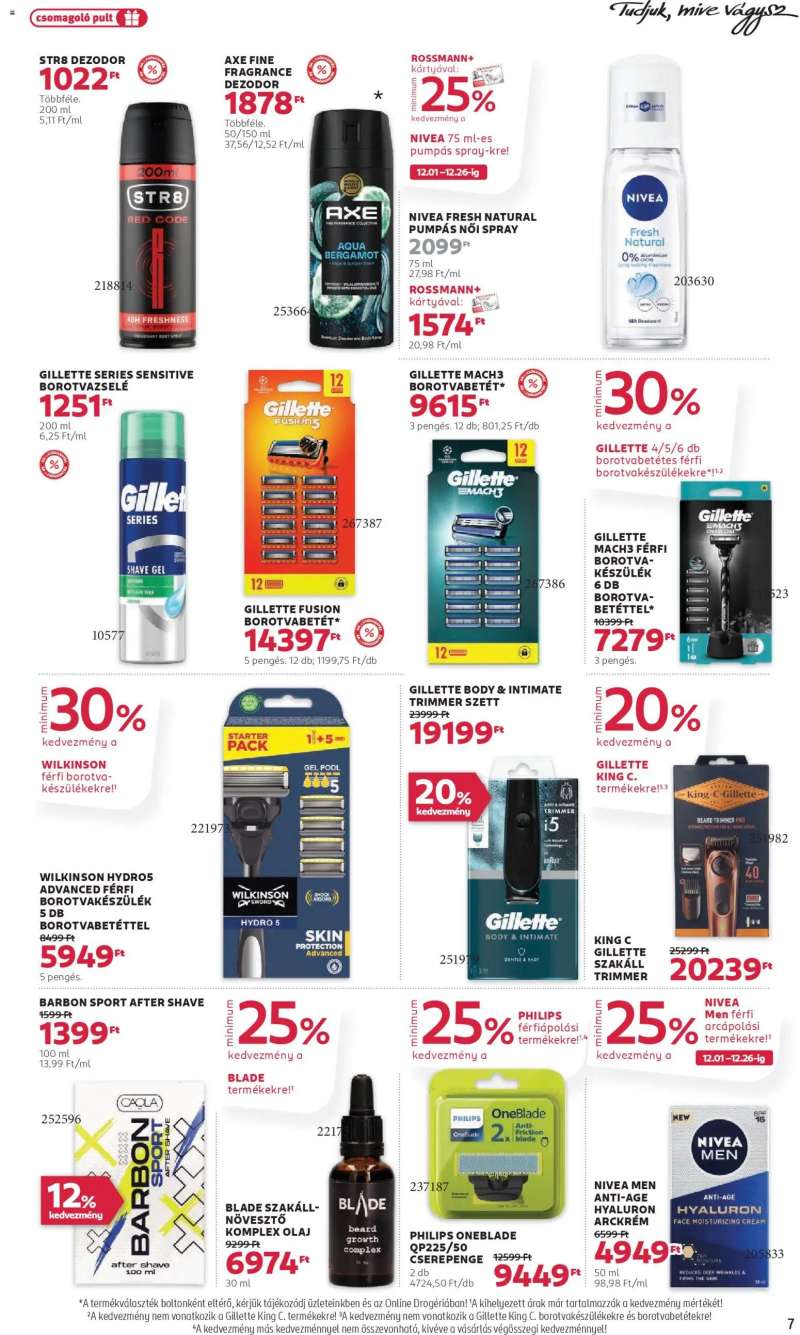 Rossmann Akciós újság Rossmann 7 oldal