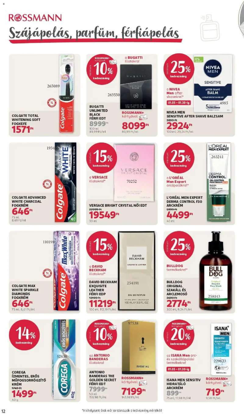 Rossmann Akciós újság Rossmann 12 oldal