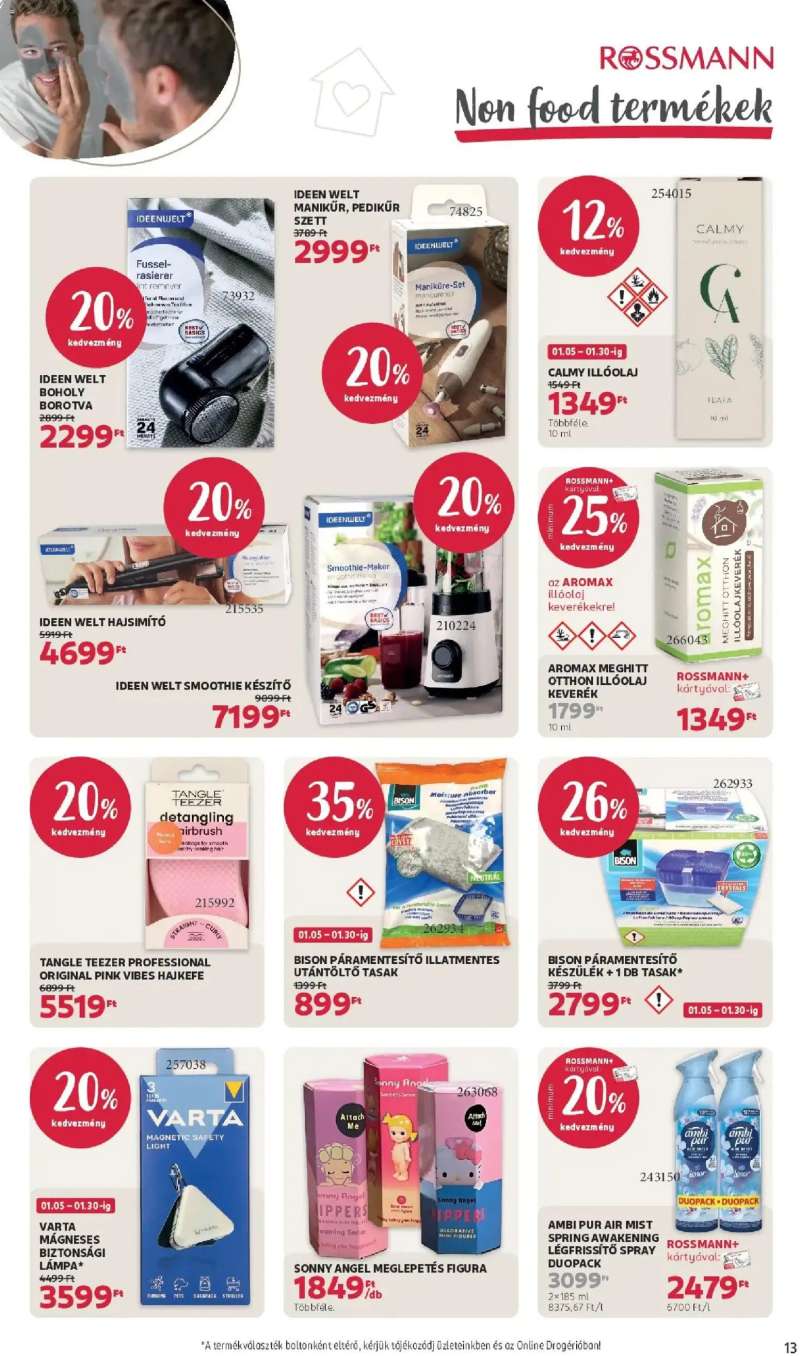 Rossmann Akciós újság Rossmann 13 oldal