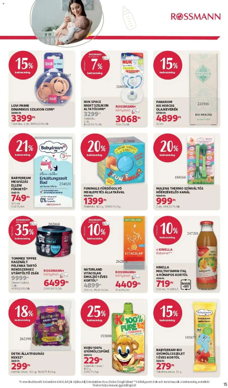 Rossmann Akciós újság Rossmann 15 oldal