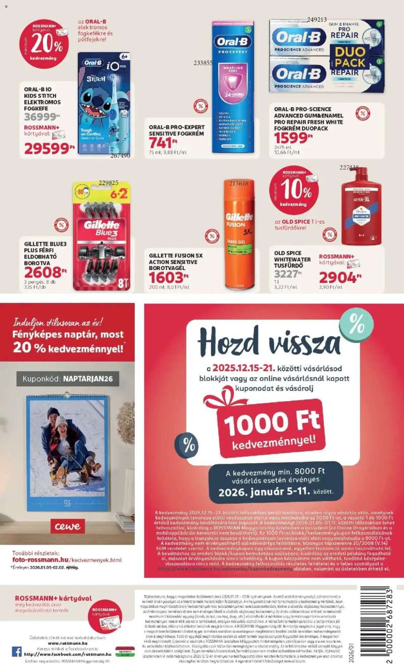Rossmann Akciós újság Rossmann 20 oldal