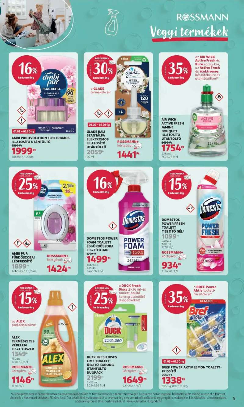 Rossmann Akciós újság Rossmann 5 oldal