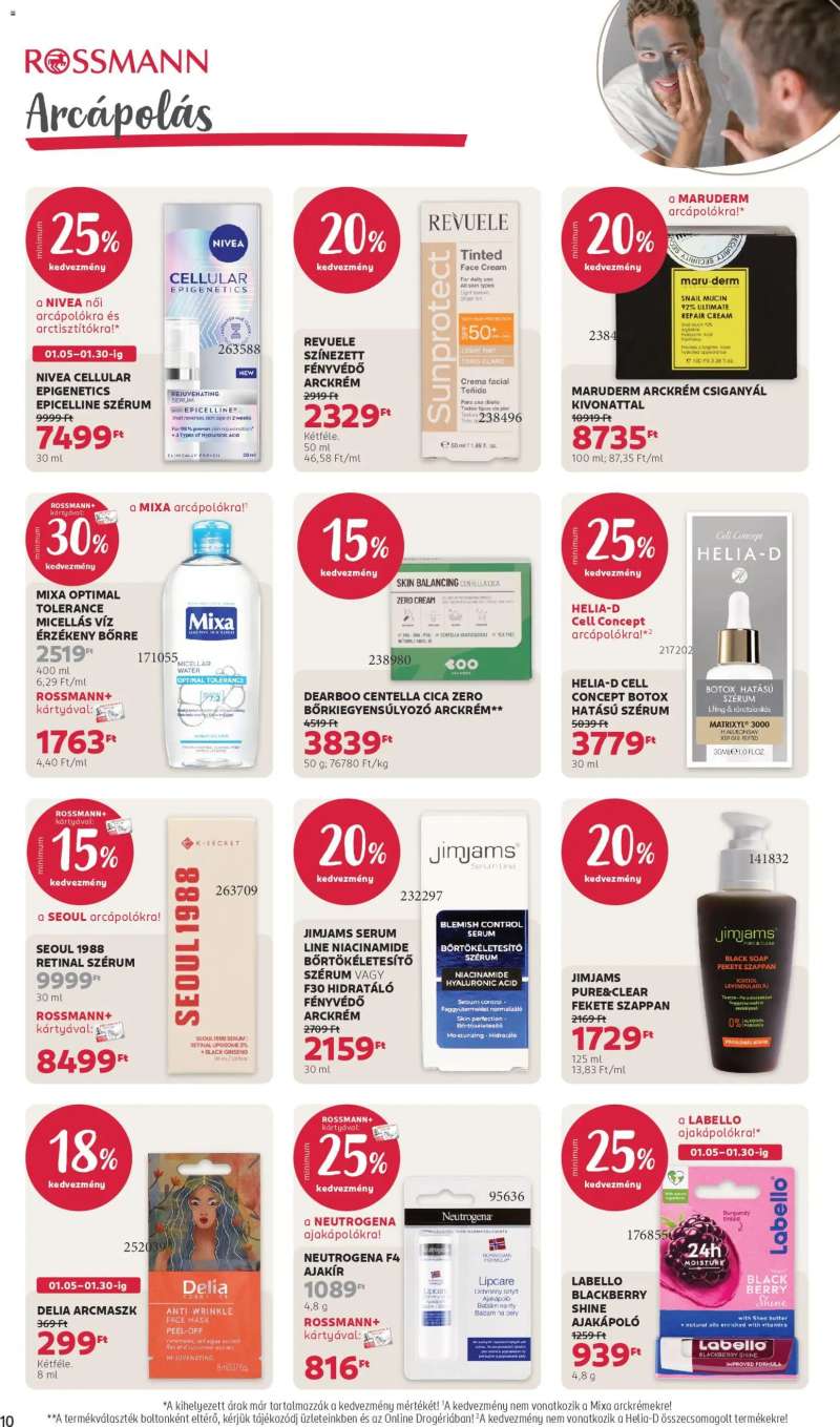 Rossmann Akciós újság Rossmann 12 oldal