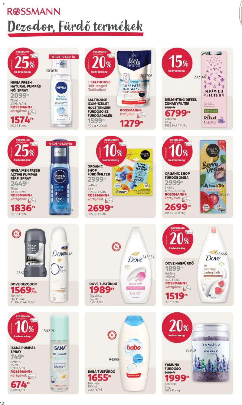 Rossmann Akciós újság Rossmann 14 oldal