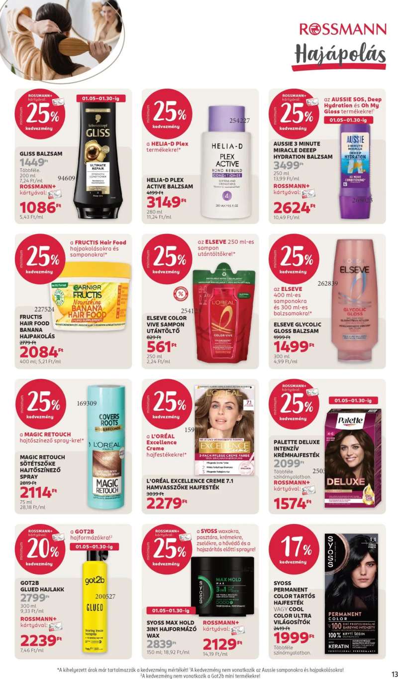 Rossmann Akciós újság Rossmann 15 oldal