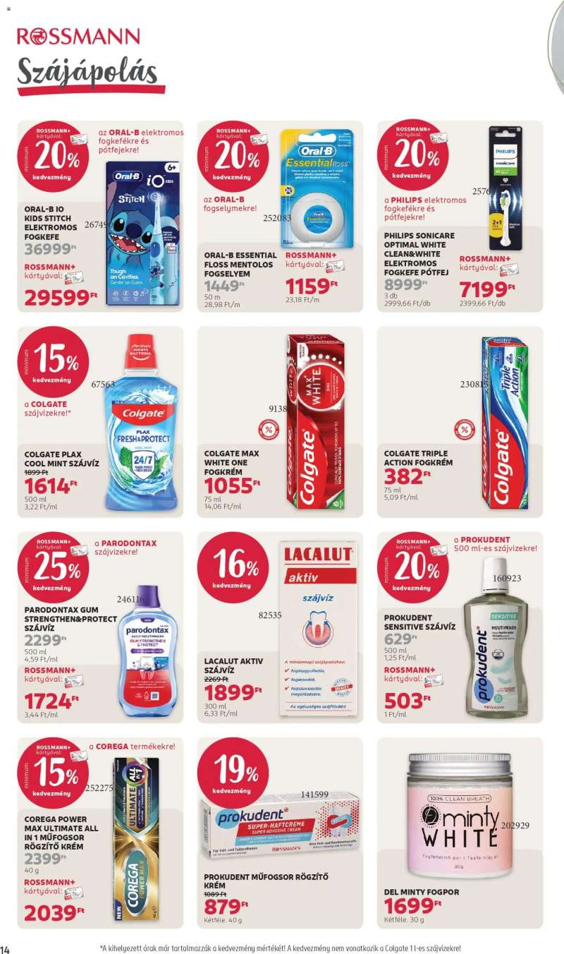 Rossmann Akciós újság Rossmann 16 oldal