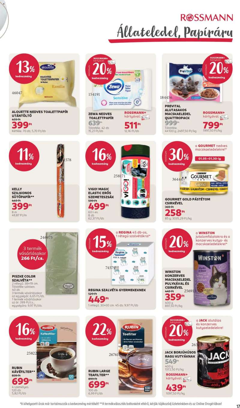 Rossmann Akciós újság Rossmann 19 oldal