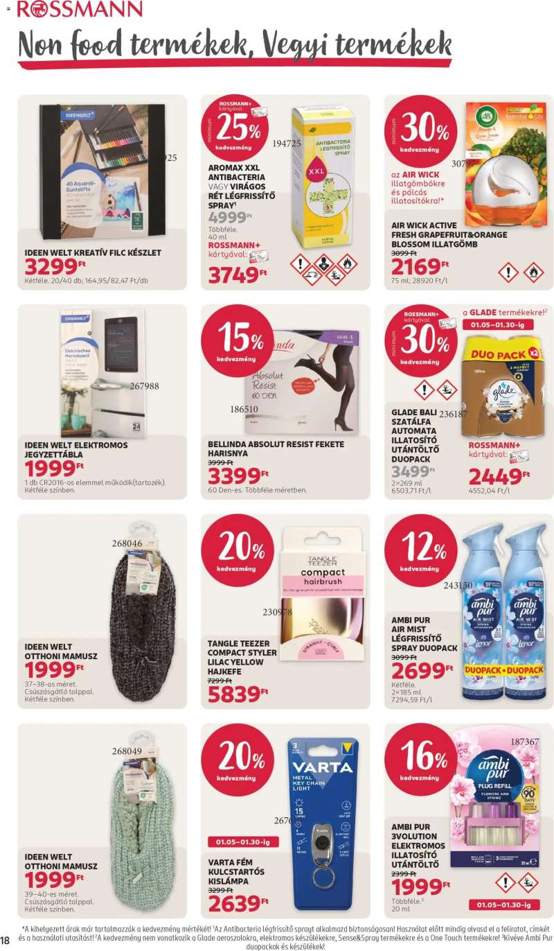 Rossmann Akciós újság Rossmann 22 oldal