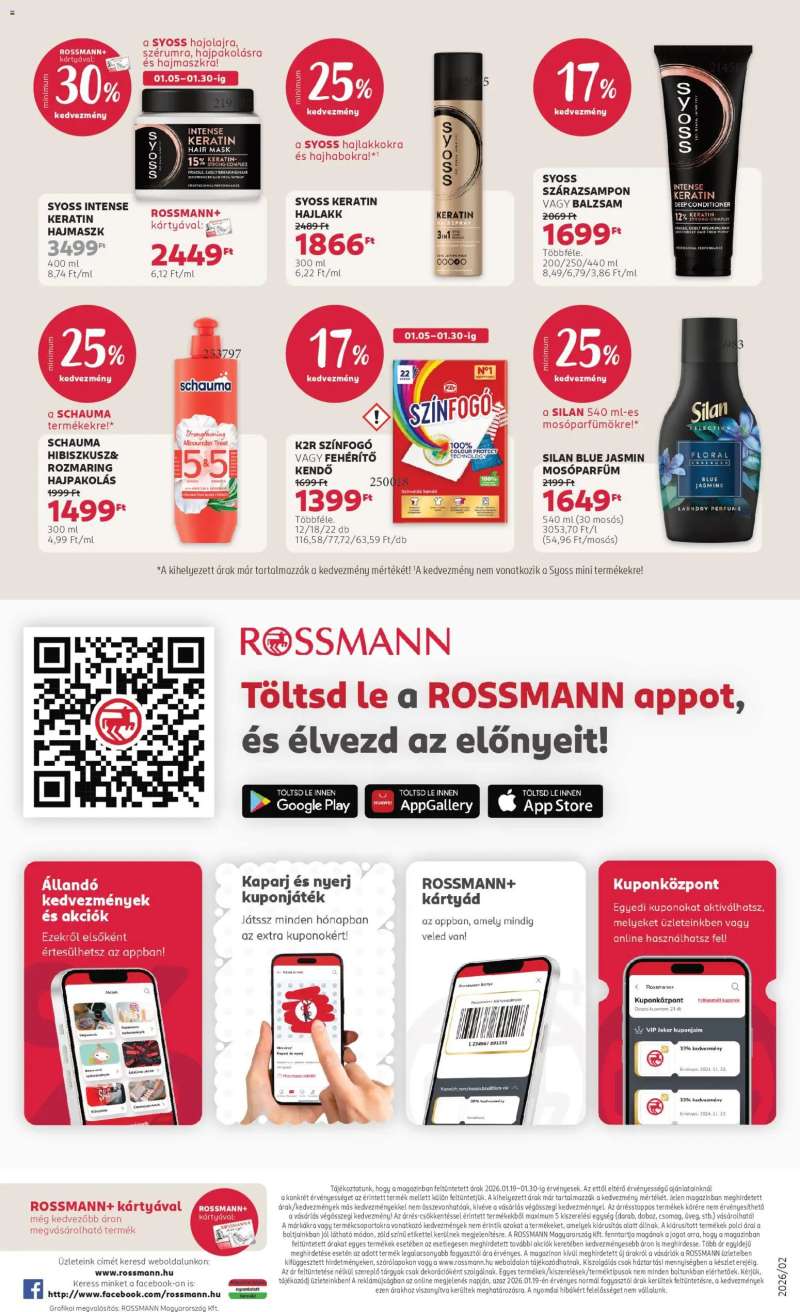 Rossmann Akciós újság Rossmann 24 oldal