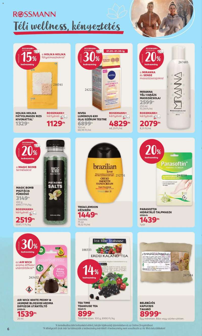 Rossmann Akciós újság Rossmann 6 oldal
