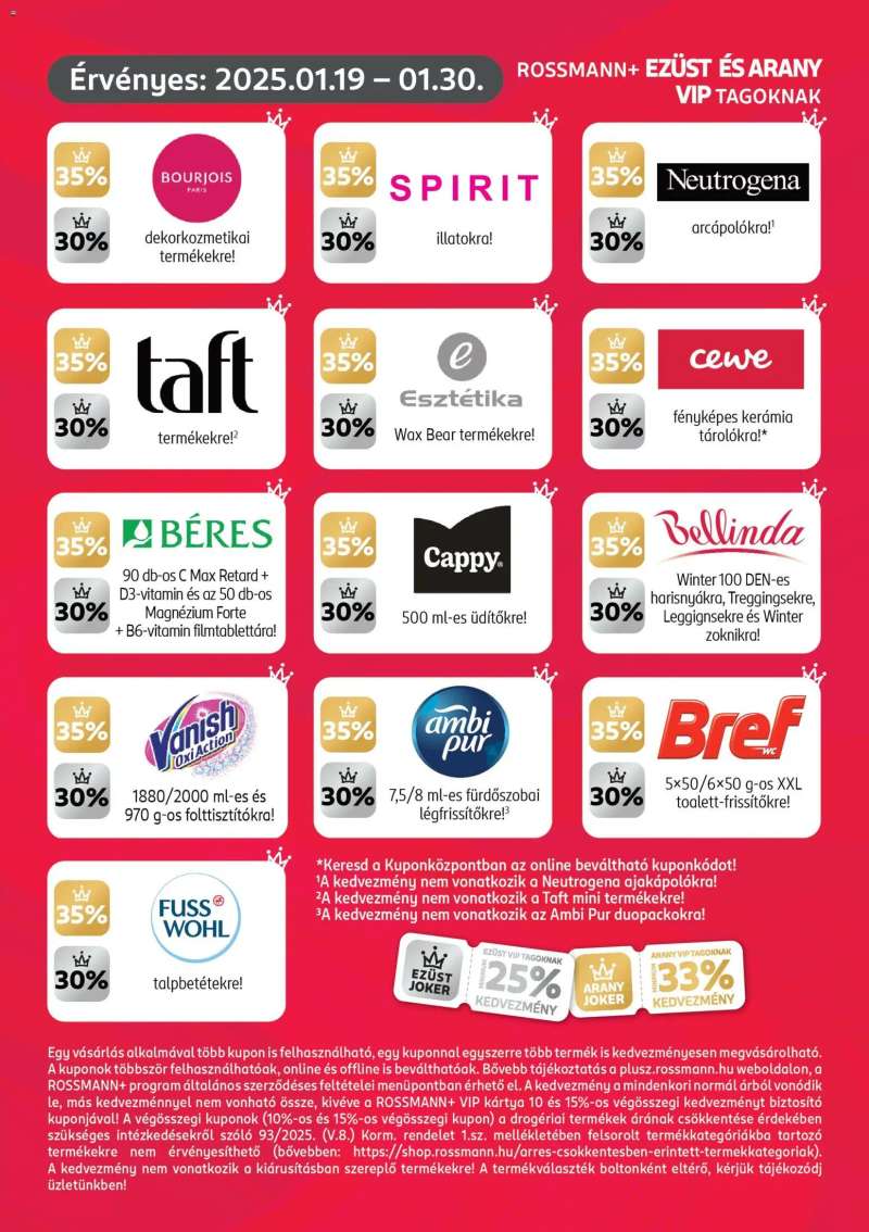 Rossmann Szórólap 3 oldal