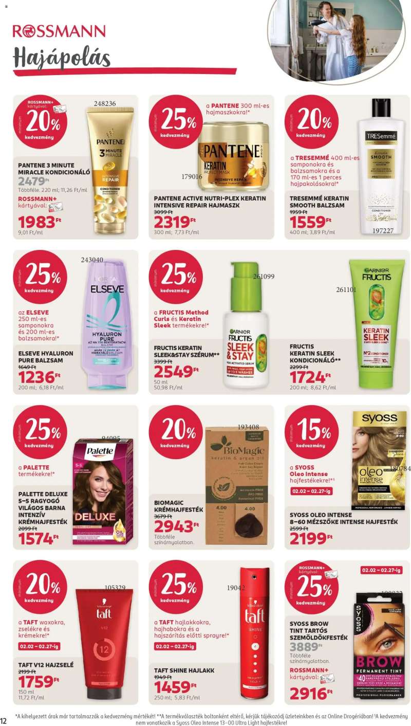 Rossmann Akciós újság Rossmann 14 oldal