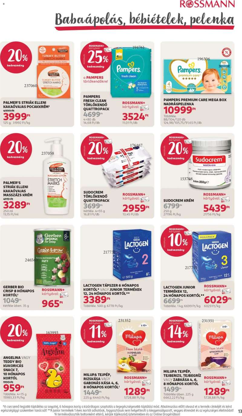 Rossmann Akciós újság Rossmann 15 oldal