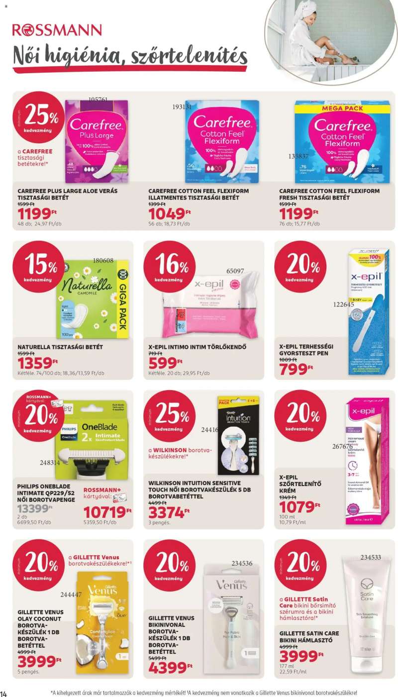 Rossmann Akciós újság Rossmann 16 oldal