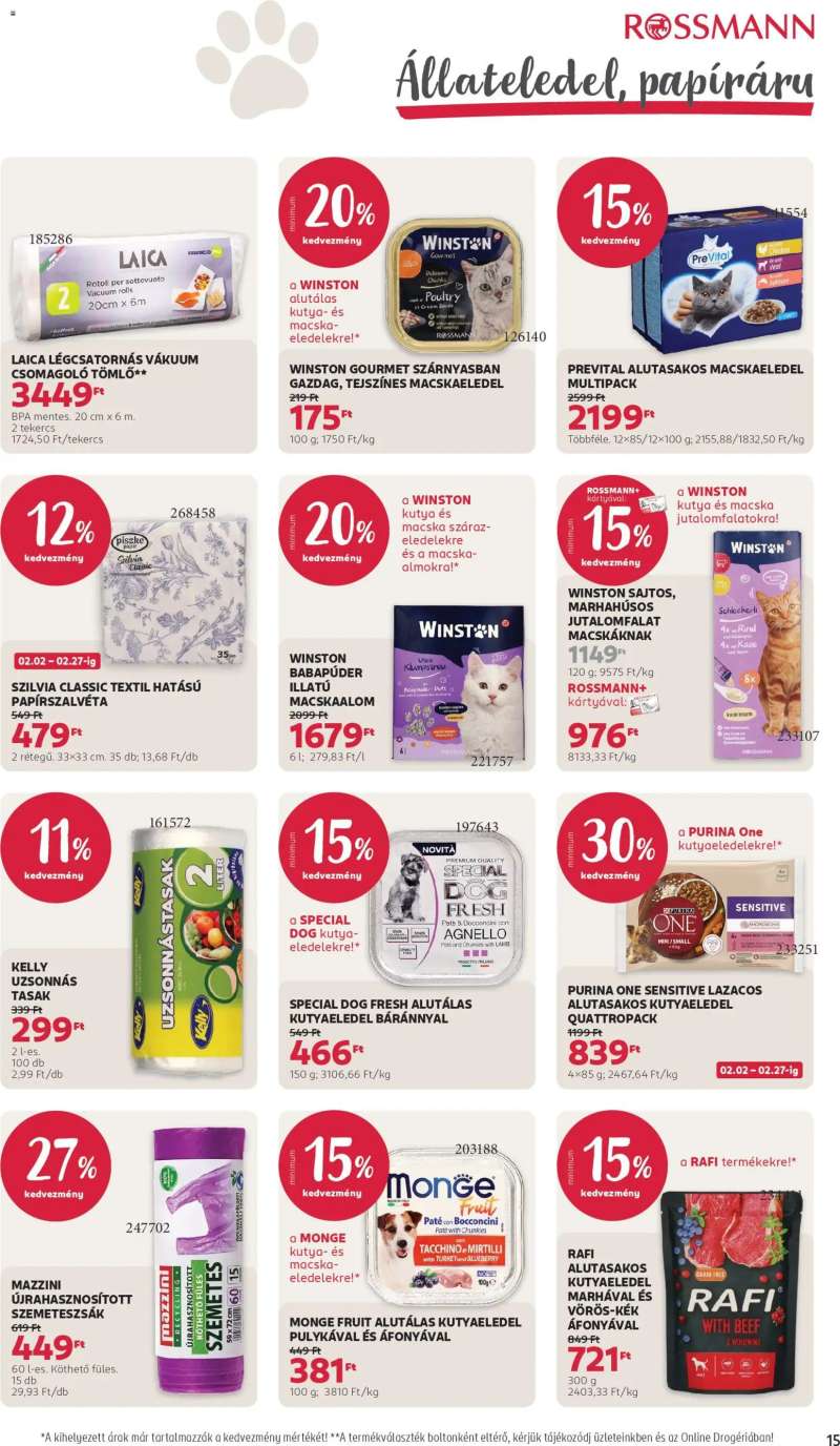 Rossmann Akciós újság Rossmann 17 oldal