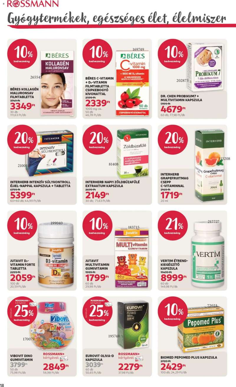 Rossmann Akciós újság Rossmann 22 oldal