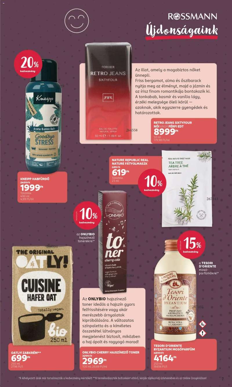 Rossmann Akciós újság Rossmann 7 oldal