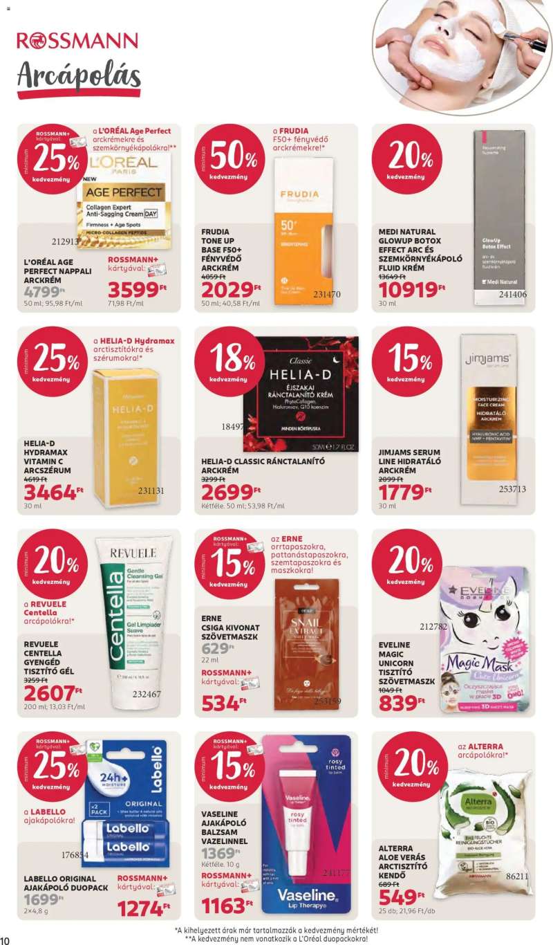 Rossmann Akciós újság Rossmann 12 oldal