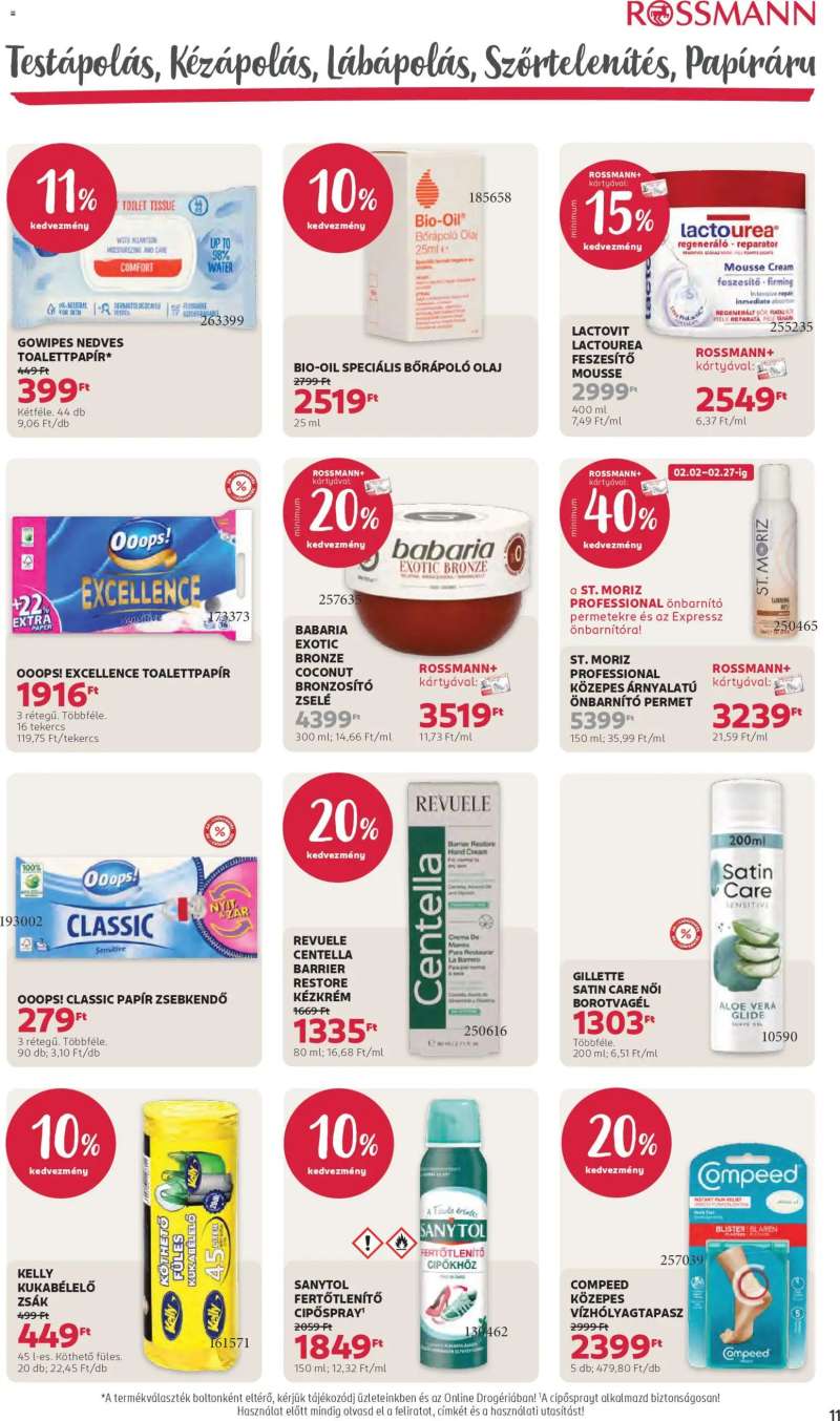 Rossmann Akciós újság Rossmann 13 oldal