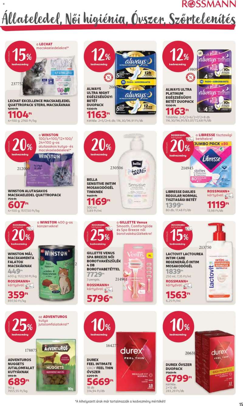 Rossmann Akciós újság Rossmann 17 oldal