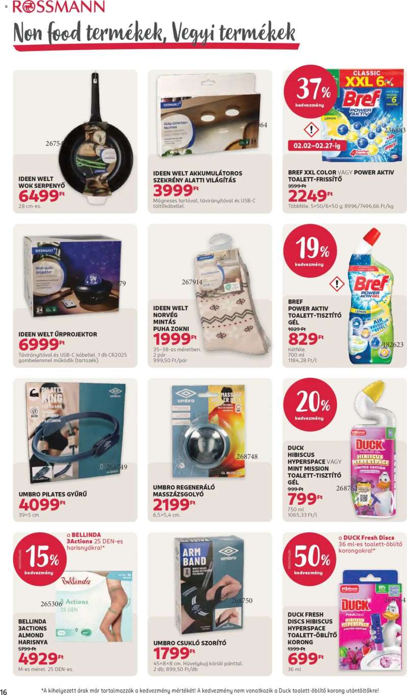 Rossmann Akciós újság Rossmann 18 oldal