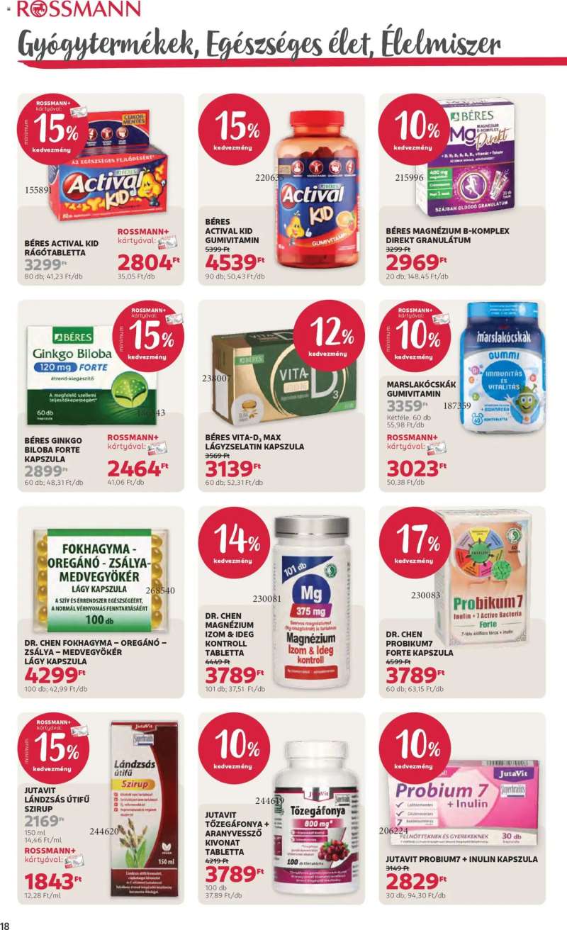 Rossmann Akciós újság Rossmann 22 oldal
