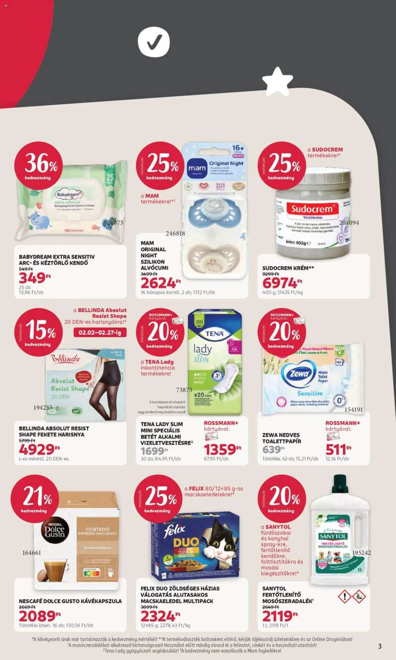 Rossmann Akciós újság Rossmann 3 oldal
