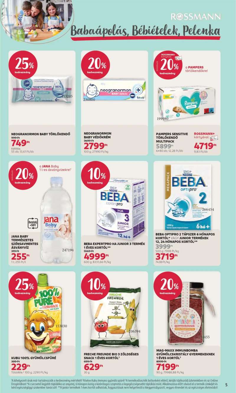 Rossmann Akciós újság Rossmann 5 oldal
