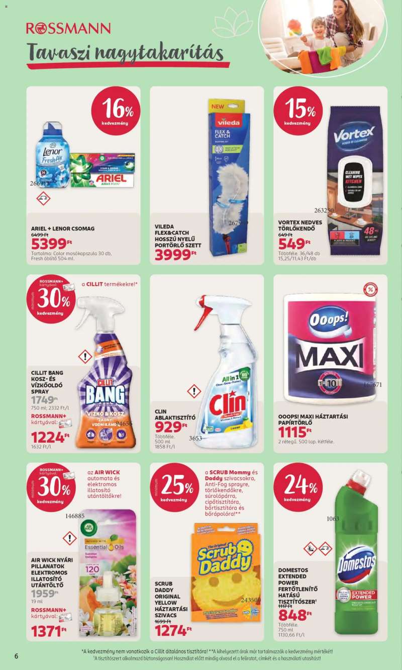 Rossmann Akciós újság Rossmann 6 oldal