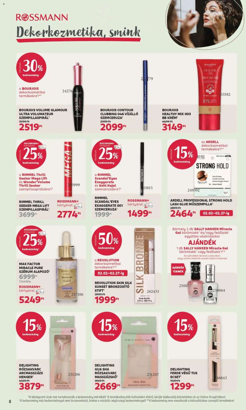Rossmann Akciós újság Rossmann 8 oldal