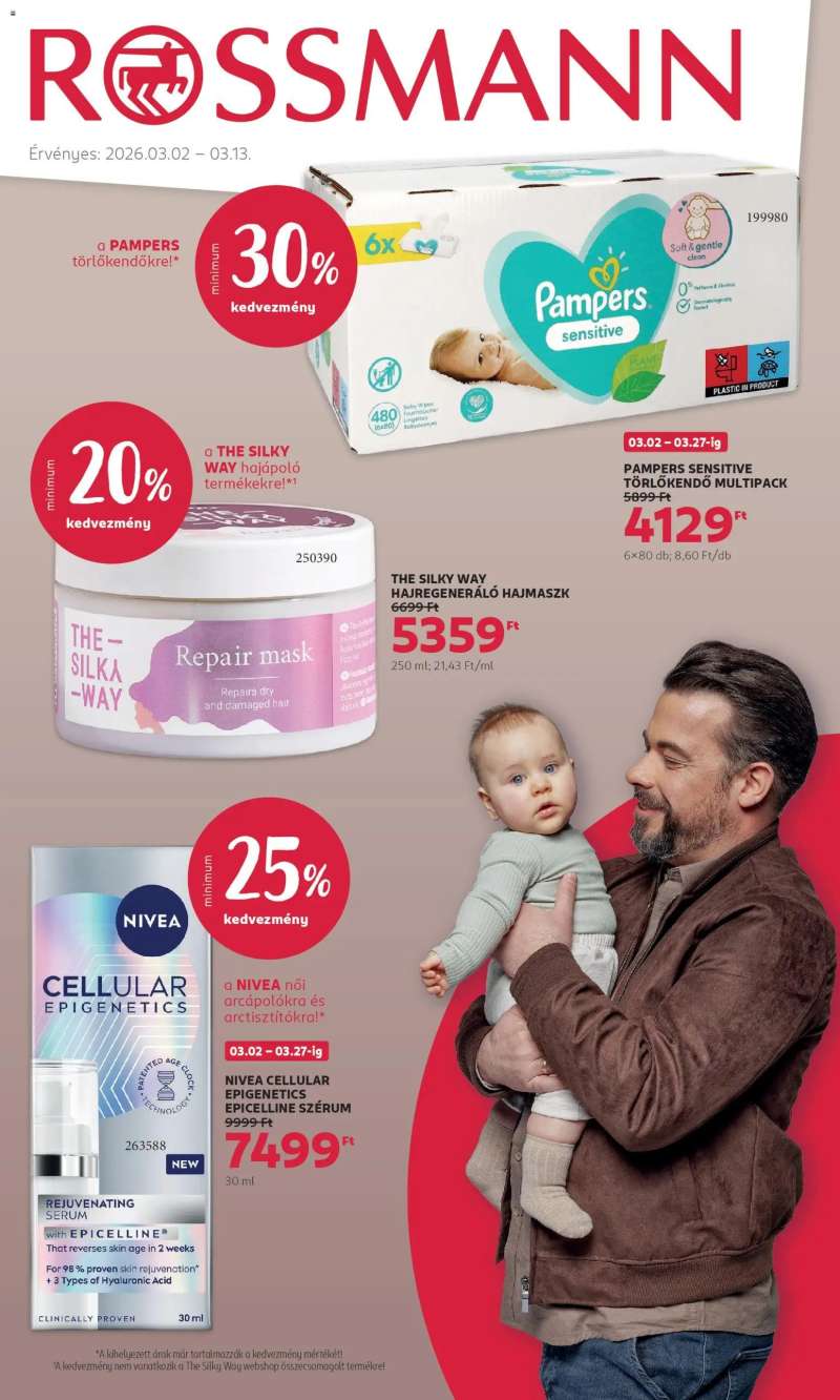 Rossmann Akciós újság Rossmann 1 oldal