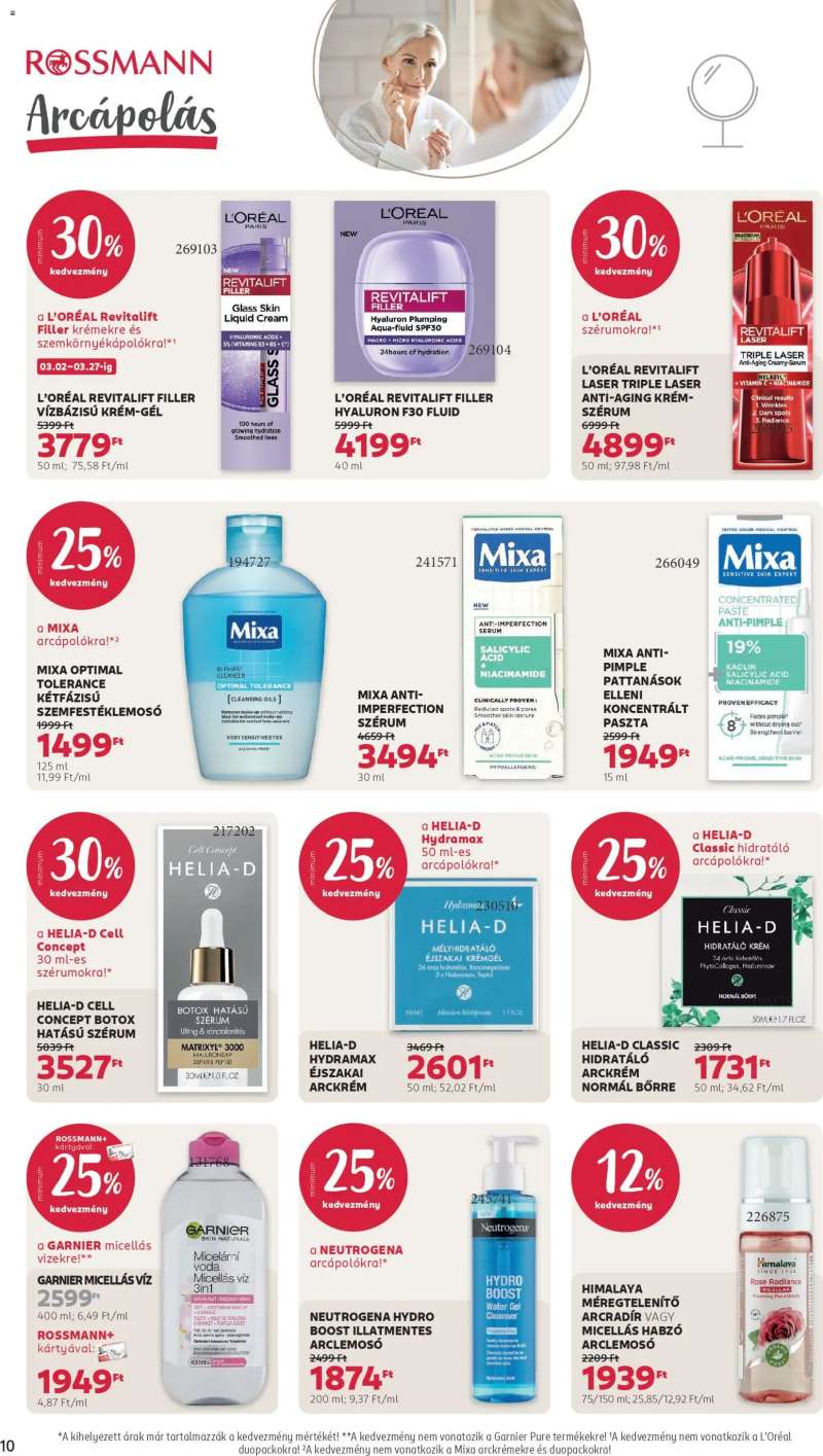 Rossmann Akciós újság Rossmann 12 oldal
