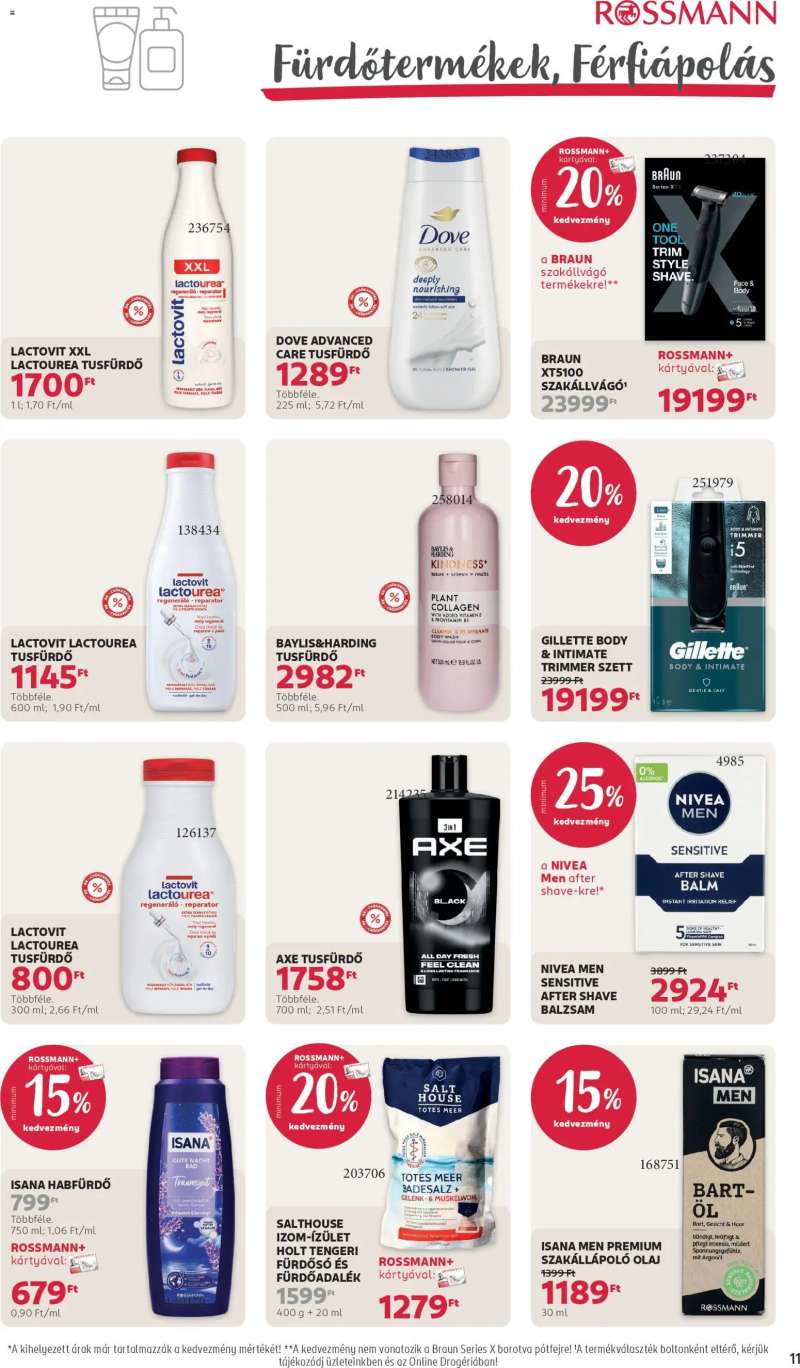 Rossmann Akciós újság Rossmann 13 oldal